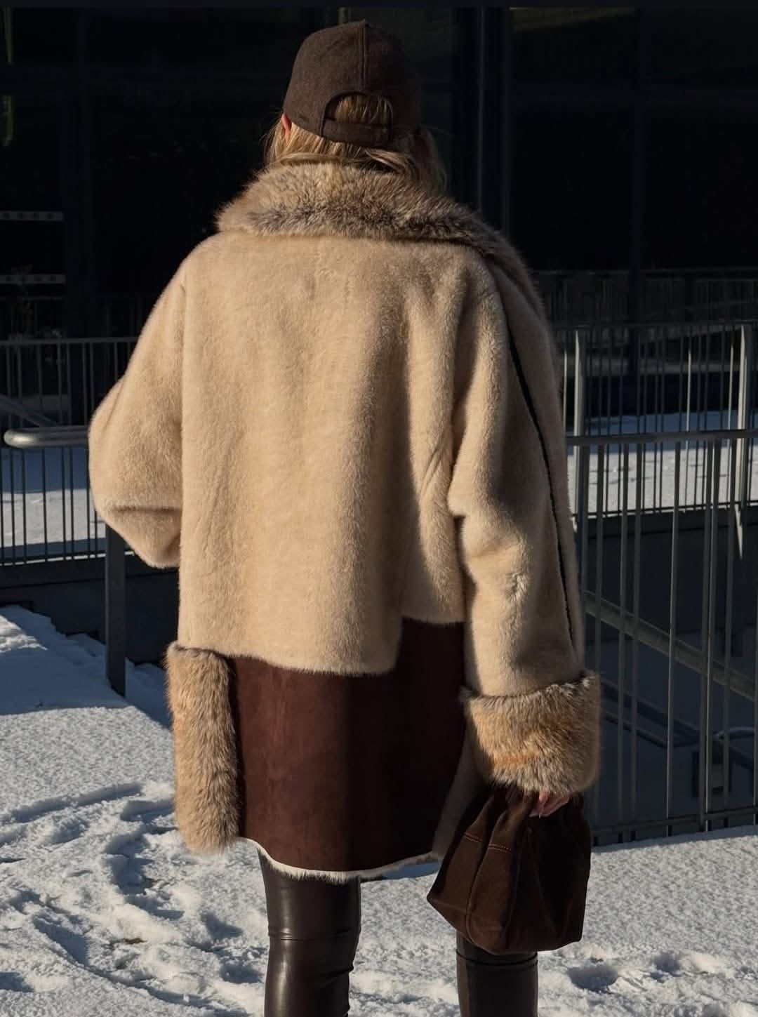 Maple Shearling Coat