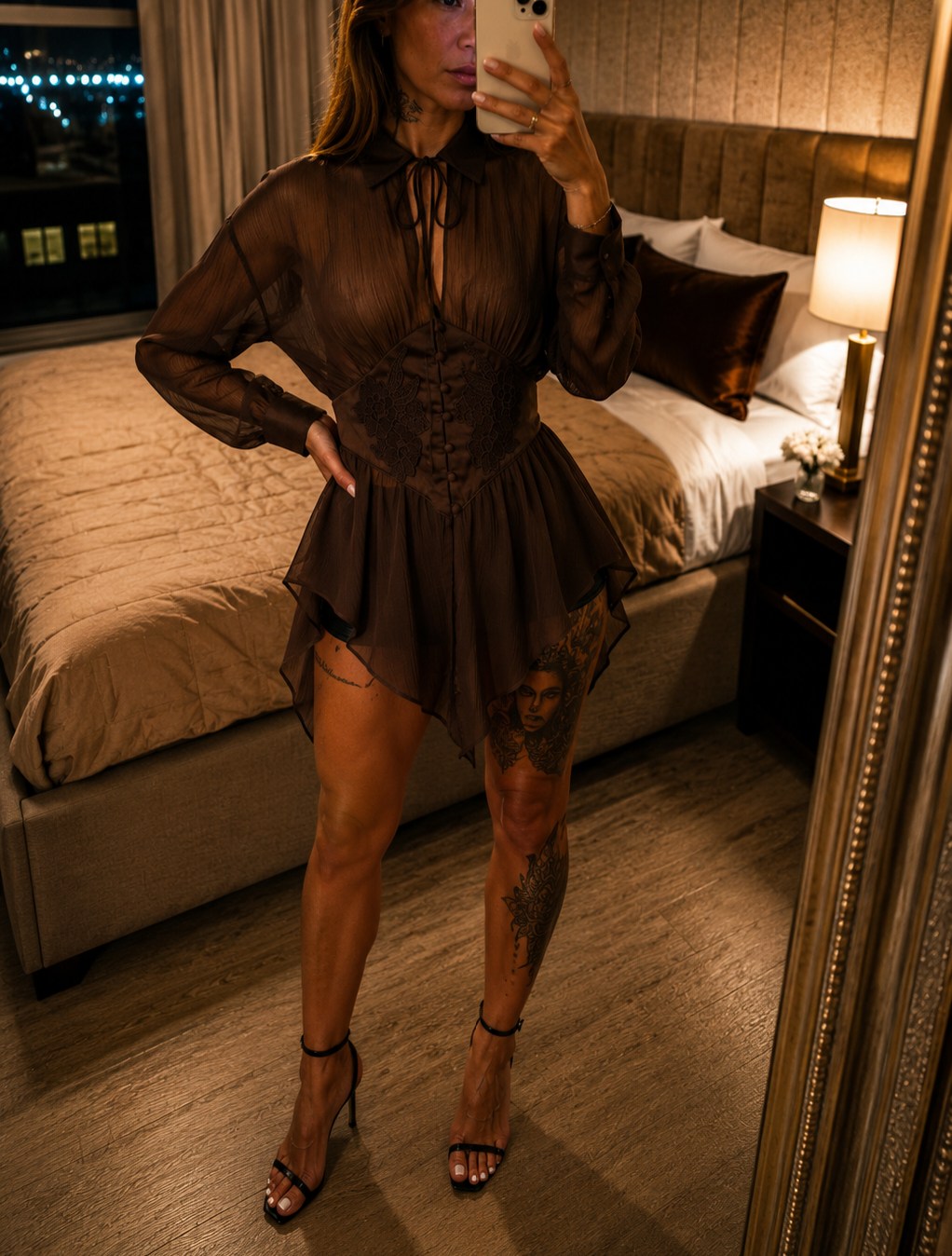 Mesh Corset Blouse/Dress
