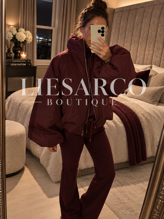 Sergio Balloon Sleeve puff jacket