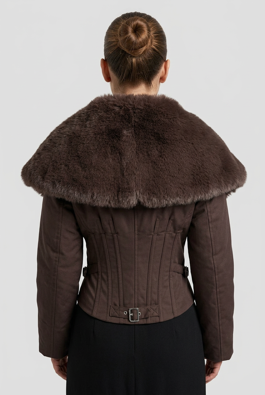 Back view – Chocolate brown