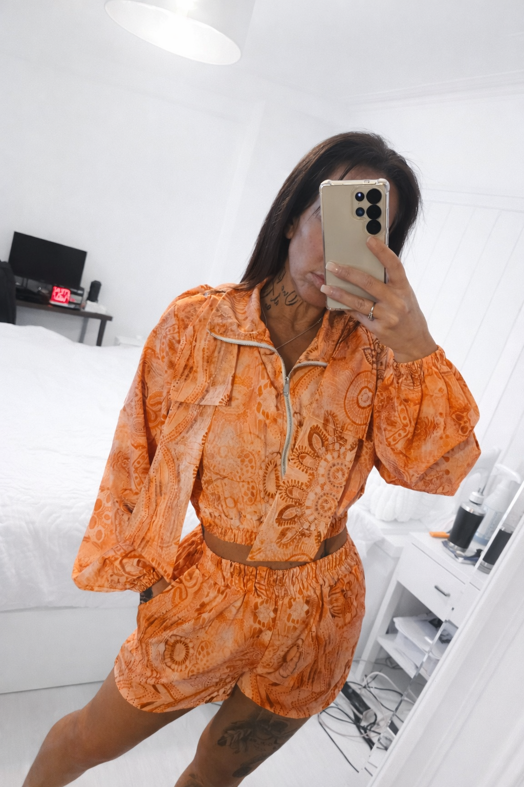 Isla Drape Shoulder bow Set