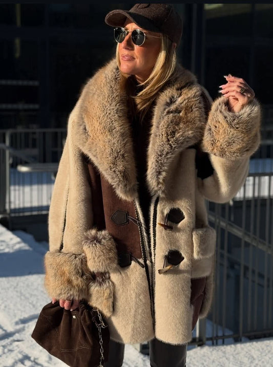 Maple Shearling Coat