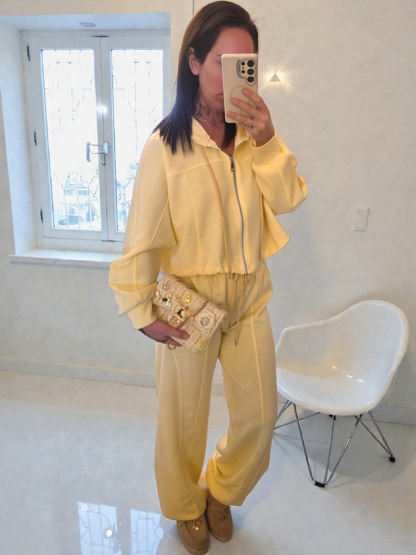 Cece Lounge Set| Lemon