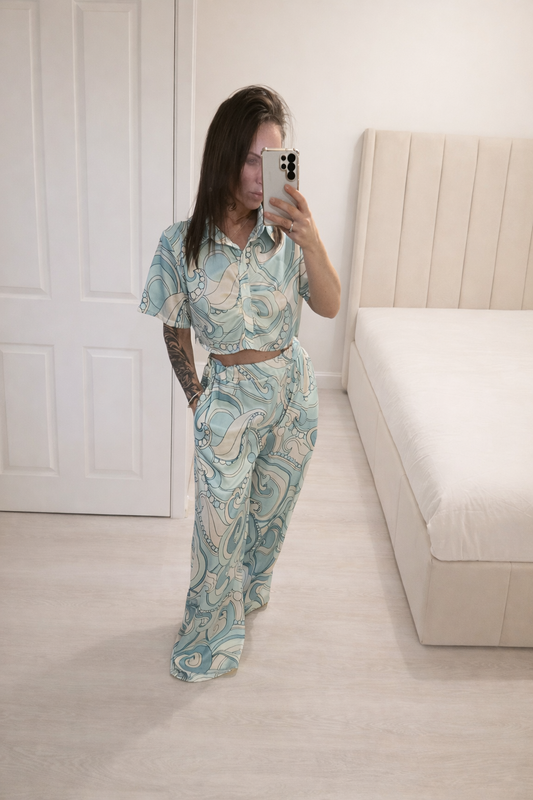 Eliza | Printed Trouser Set