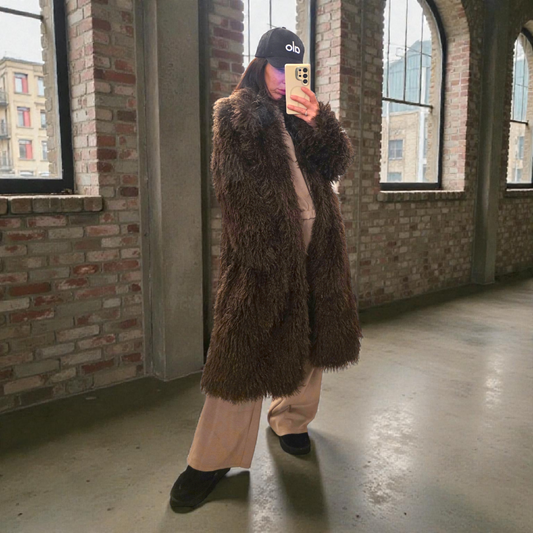 Luxury Mongolian Fur Longline