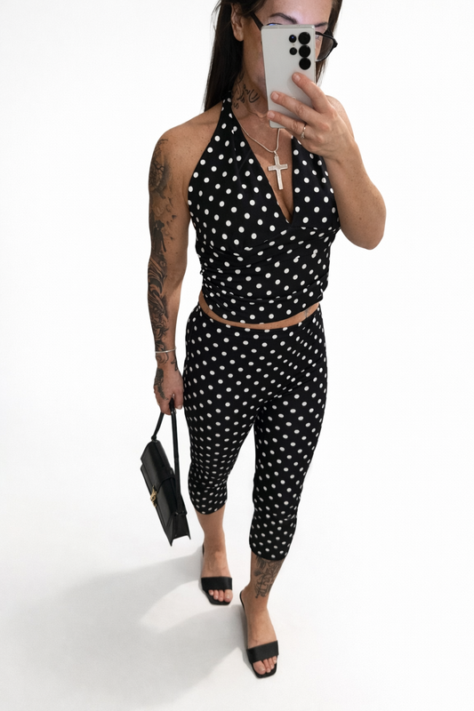 Capri Polka Dot Co-Ord Set