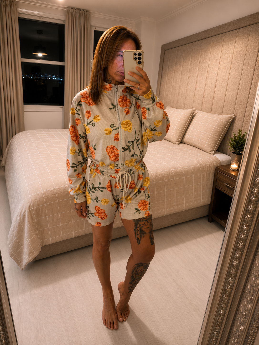 Bloom Floral Shorts Set