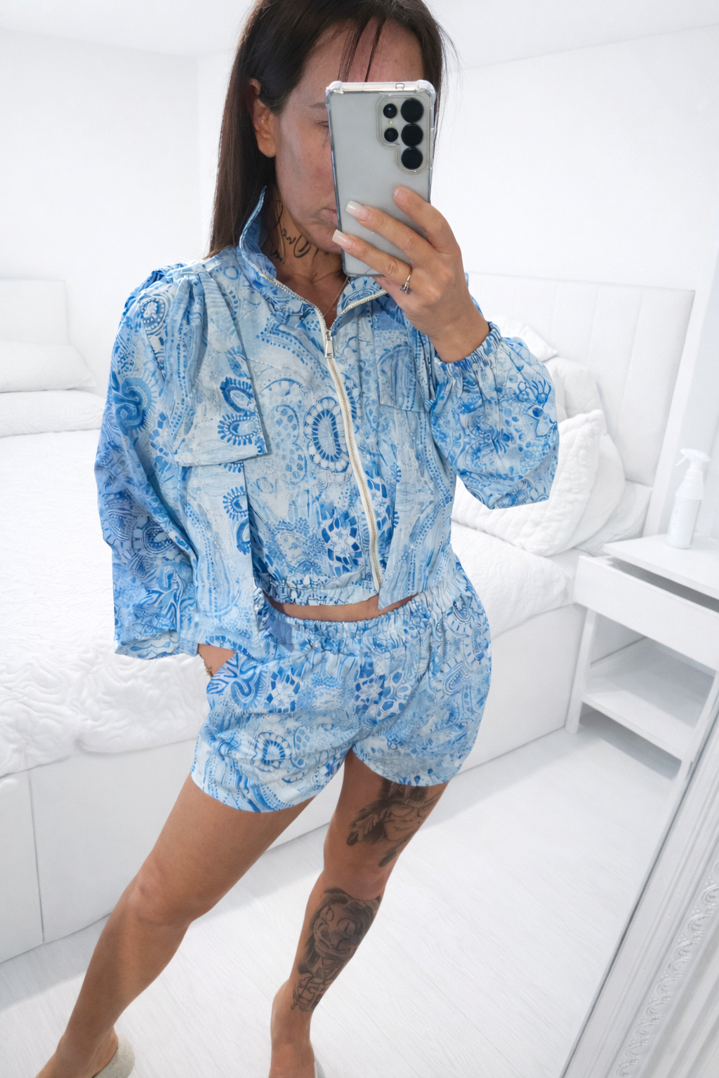 Isla Drape Shoulder bow Set