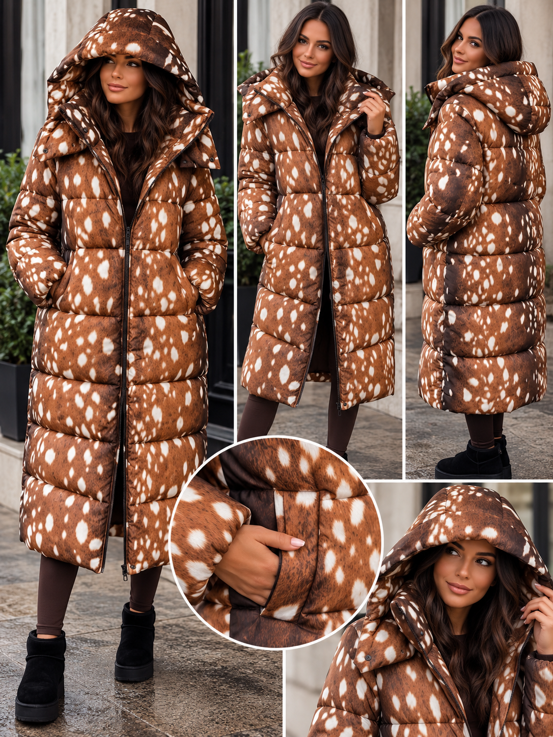 Bambi Longline Puffer Coat