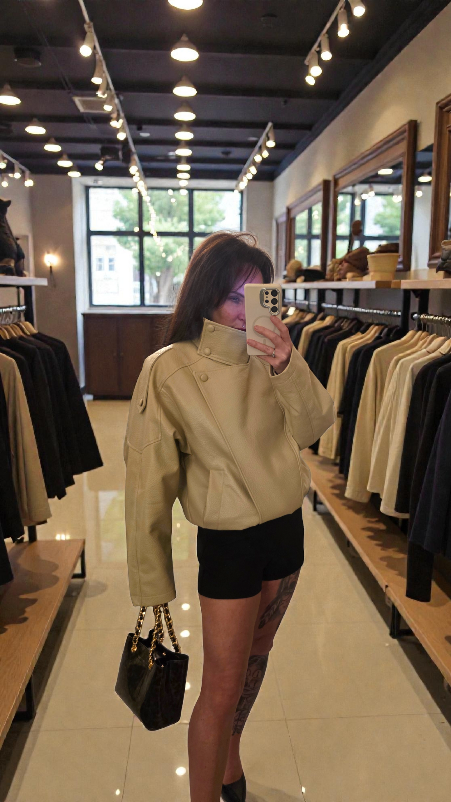 The Elan Jacket | Beige