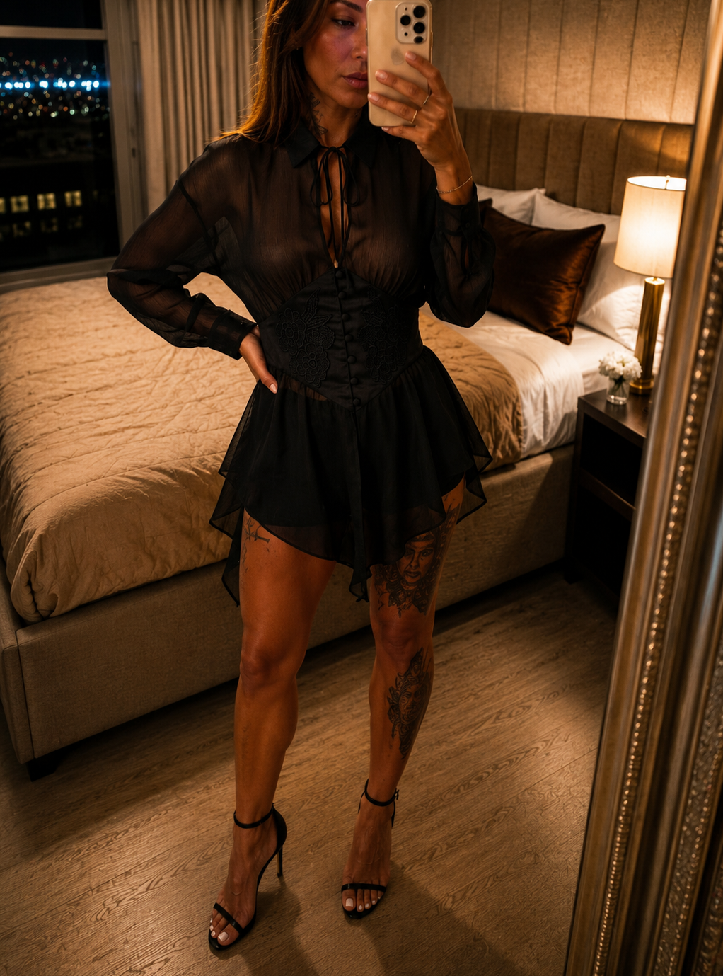 Mesh Corset Blouse/Dress