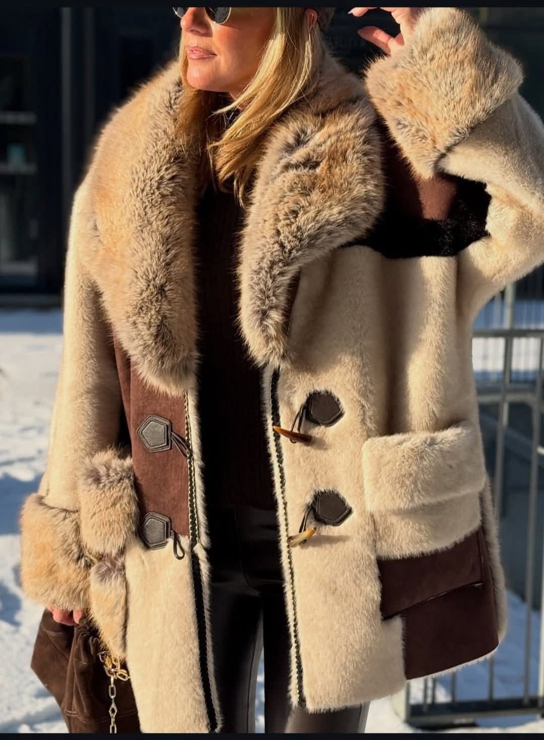 Maple Shearling Coat